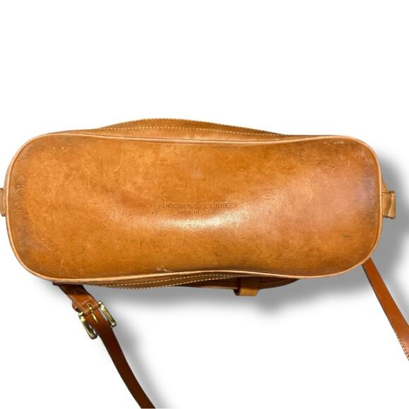 Dooney & Bourke Vintage Canvas and Leather Cabriolet Dome Satchel Bag - Picture 3 of 7